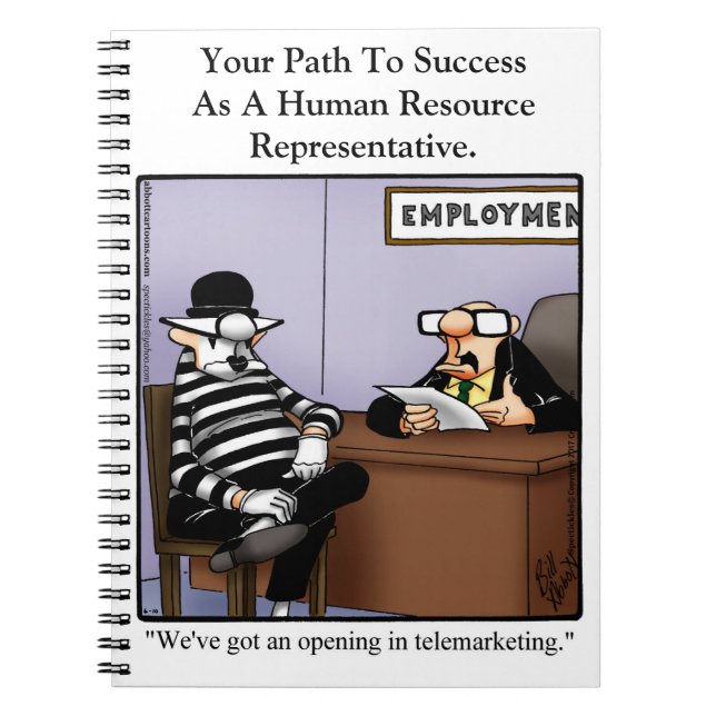 Carnet drôle d'Humour en milieu de travail (Devant)