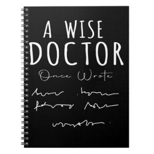 Carnet Drôle Docteur écriture manuscrite Humour Nurse Lif