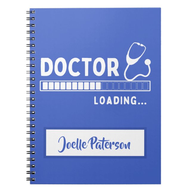 Carnet Drôle Doctor Loading Bar Médicale Future Doctor (Devant)