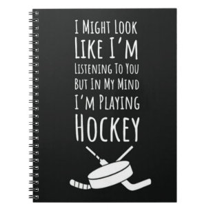 Carnet Drôle Équipe de hockey Dons Joueur sportif Humour 