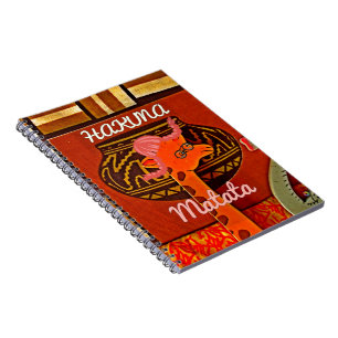 Carnet Drôle Giraffe avec texte cool Hakuna Matata