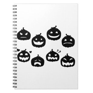 Carnet Drôle Halloween Citrouille Halloween fête Hallowee