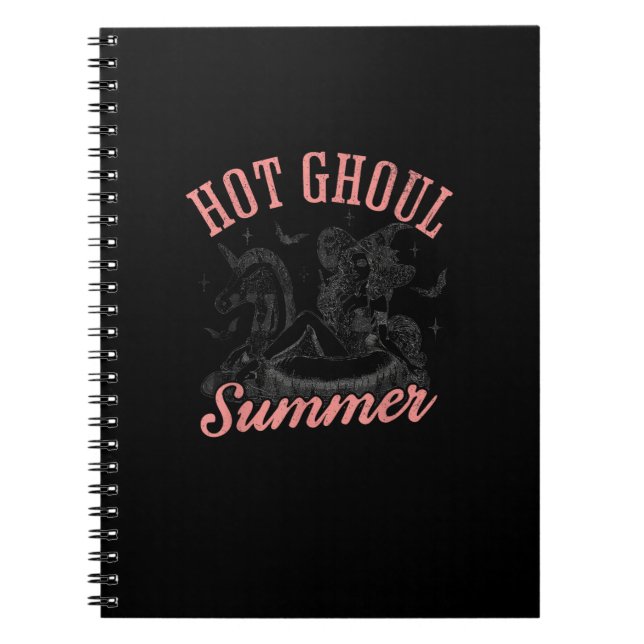 Carnet Drôle Halloween Hot Ghoul été été été été entre (Devant)