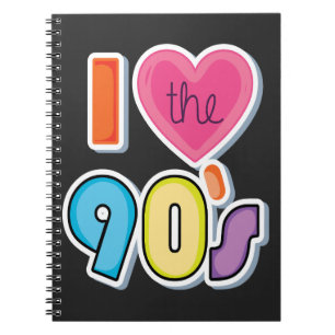 Carnet Drôle I Love The 90's, 1990's Theme Party