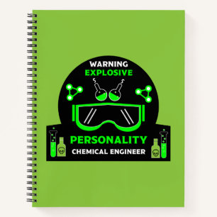 Carnet Drôle Ingénieur Chimique Cadeaux