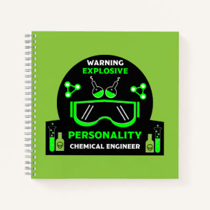Carnet Drôle Ingénieur Chimique Cadeaux
