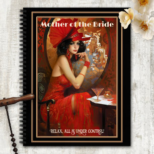 Carnet Drôle Mère de la mariée Retro