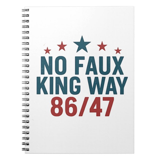 Carnet Drôle No Faux King Way 86 47 4 juillet (Devant)
