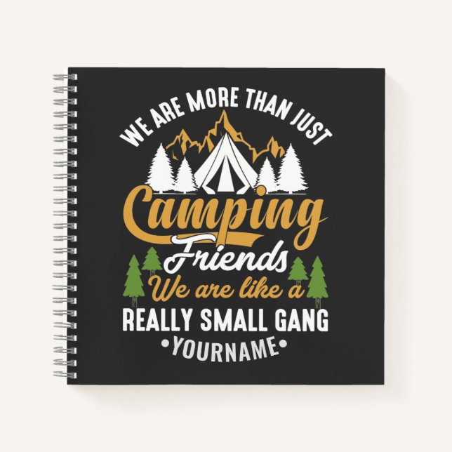 Carnet Drôle, nous sommes plus qu'un simple camping amis (Devant)