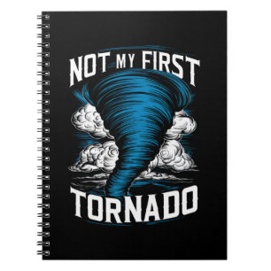 Carnet Drôle Pas Ma Première Tornade Rétro Chasseur D'Ora