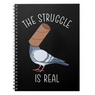 Carnet Drôle Pigeon Reproduction Cadeau La Lutte Est Rea