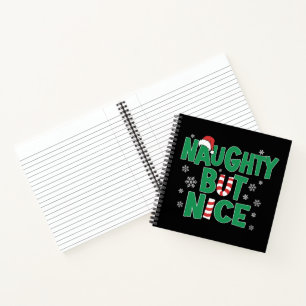 Carnet Drôle plaisanterie Noël Humour Naughty Mais Nice