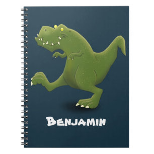 Carnet Drôle T rex dinosaure dessin animé humour