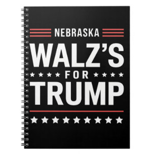Carnet Drôle Trump Vance Walz's Pour Trump Nebraska