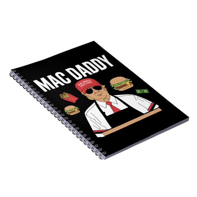 Carnet Drôles de frites Trump faisant des frites Mac Dadd (Côté Droit)