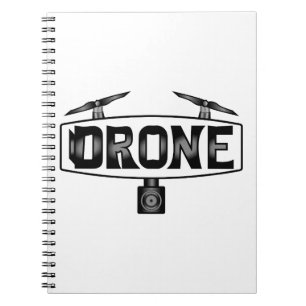 Carnet Drone Avec Le Mot Drone