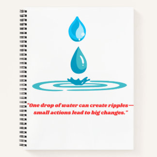 Carnet Drop of Water premium design