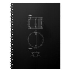 Carnet drum set diagramme drummer drums