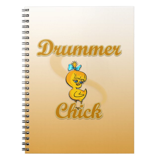 Carnet Drummer Chick (Devant)