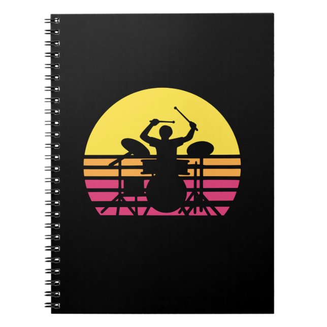 Carnet Drummer Drummer Drumming (Devant)
