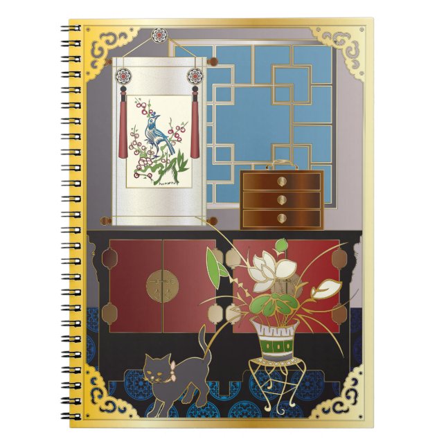 Carnet du cabinet rouge Mah Jongg (Devant)