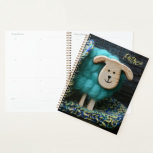 Carnet du calendrier du carnet de Tricots des mout