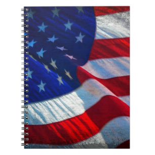 Carnet du drapeau américain