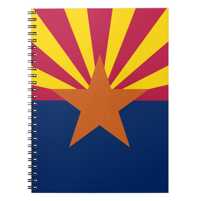 Carnet du drapeau national de l'Arizona (Devant)