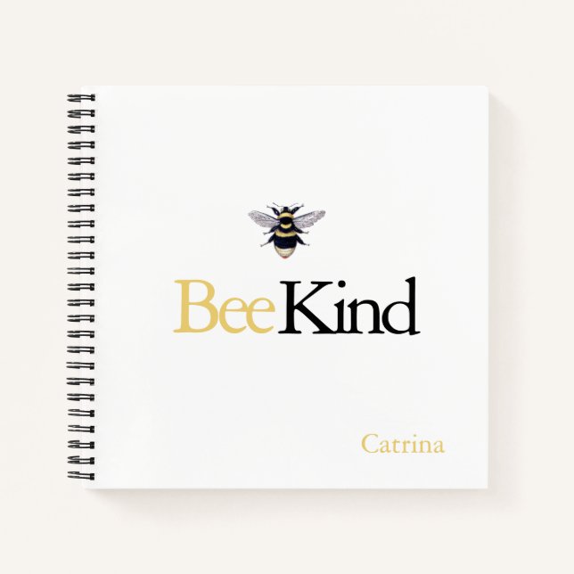 Carnet du journal Bee Kind Bumblebee (Devant)