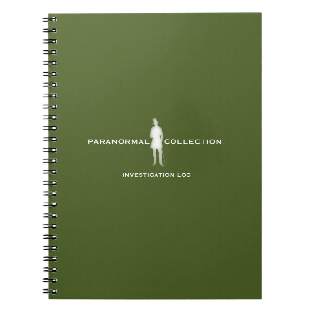 Carnet du journal d'enquête paranormal (Devant)