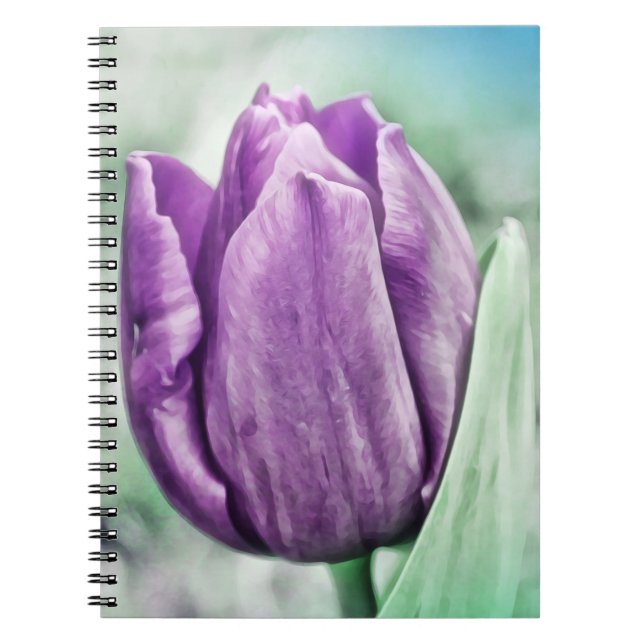 Carnet du Journal des Tulipes violettes (Devant)