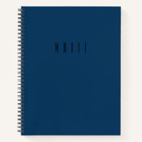 Carnet du journal en écriture bleue