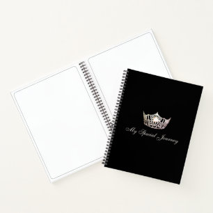Carnet du journal personnalisé Miss America Silver