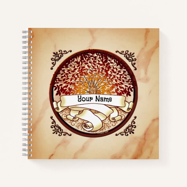 Carnet du nom de famille de l'arbre (Devant)