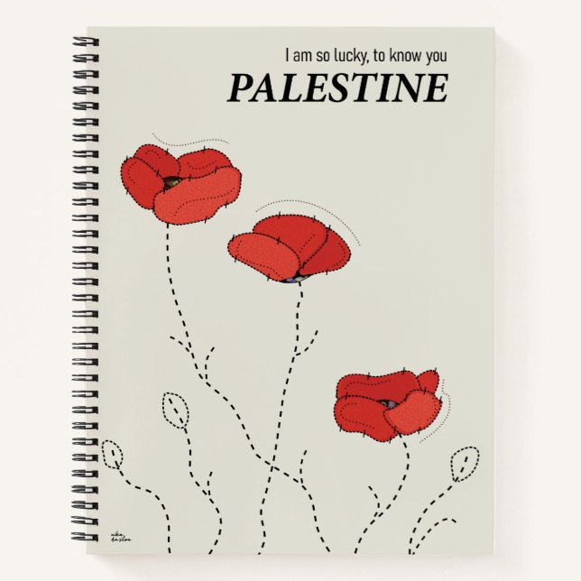 Carnet du pavot palestinien (Devant)