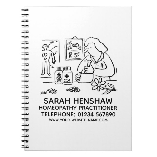 Carnet du praticien de l'homéopathie homéopathique (Devant)