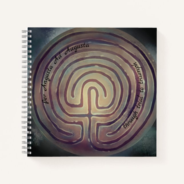 Carnet du symbole Labyrinthe (Devant)