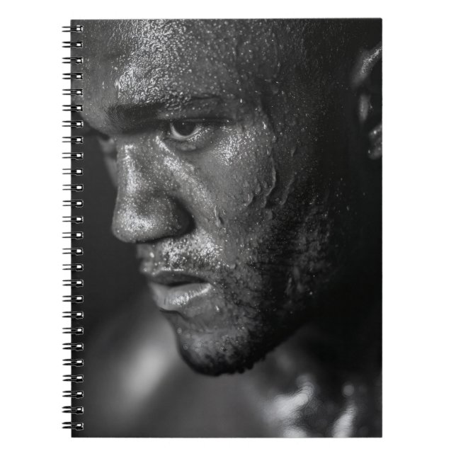Carnet du visage déterminé par le cri de sueur (Devant)