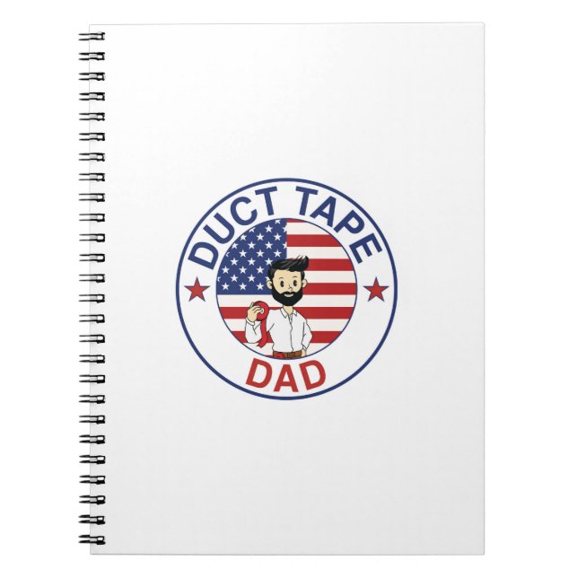 Carnet Duct Tape Dad - Spiral Notebook (Devant)