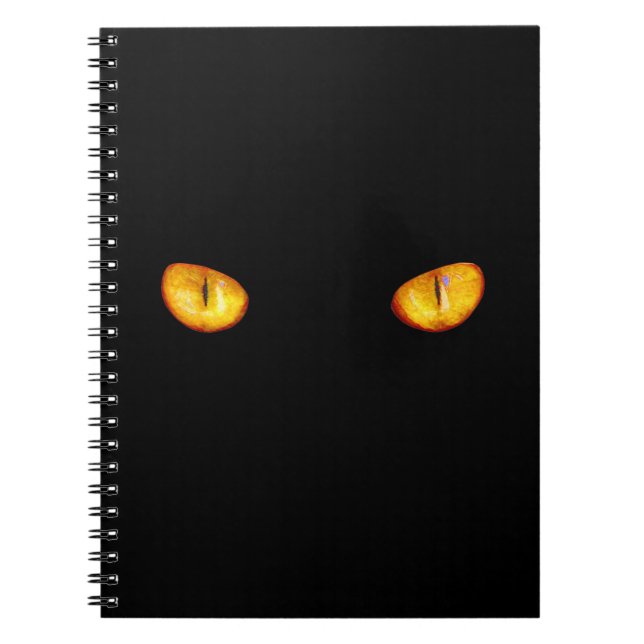 Carnet Dur regard de Golden Bombay Cat Eyes (Devant)