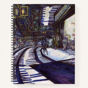 Carnet Dusting the Piano