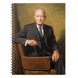 Carnet Dwight Eisenhower Président Portrait de la Maison