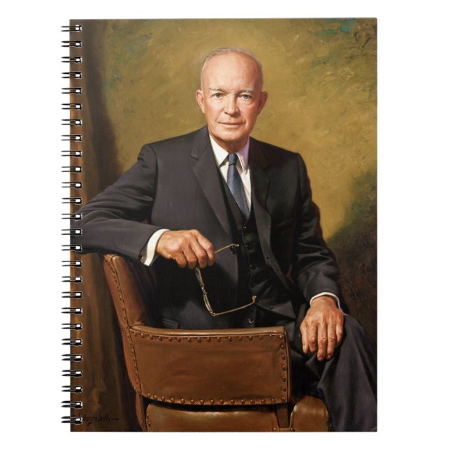 Carnet Dwight Eisenhower Président Portrait de la Maison  (Devant)