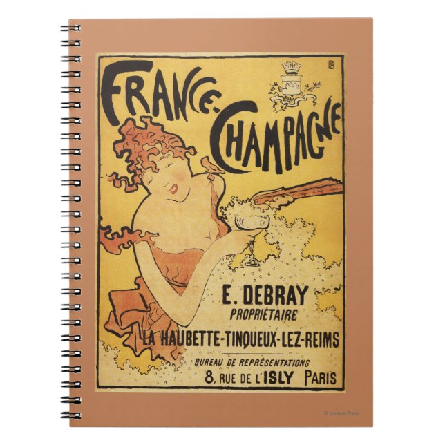 Carnet E. Debray Champagne Publicité (Devant)