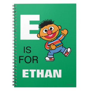 Carnet E is for Ernie Add Your Name