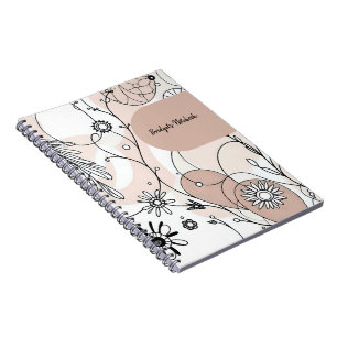 Carnet Earthy Abstrait Boho Design moderne
