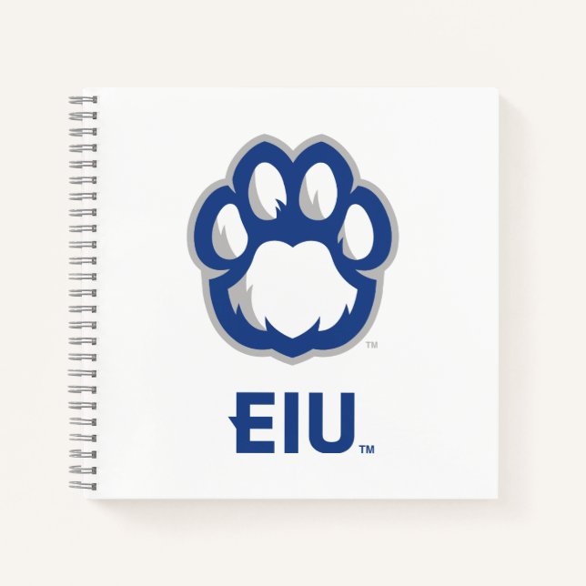 Carnet Eastern Illinois Panthers Empreinte de patte & EIU (Devant)