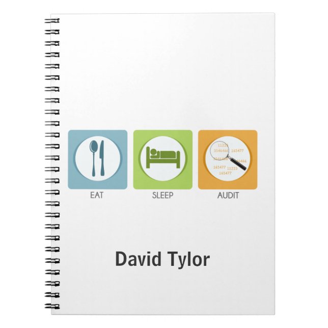 Carnet Eat Sleep Audit ! (Devant)