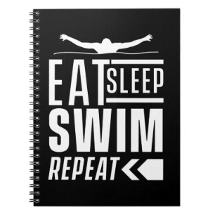 Carnet Eat Sleep Swim Repeat