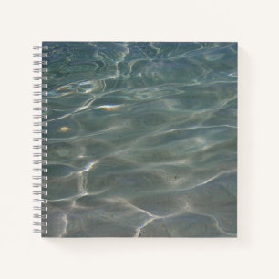 Carnet Eau des Caraïbes Bleu Abstrait Nature